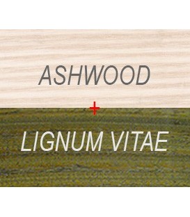 Lignum Vitae + Ash wood